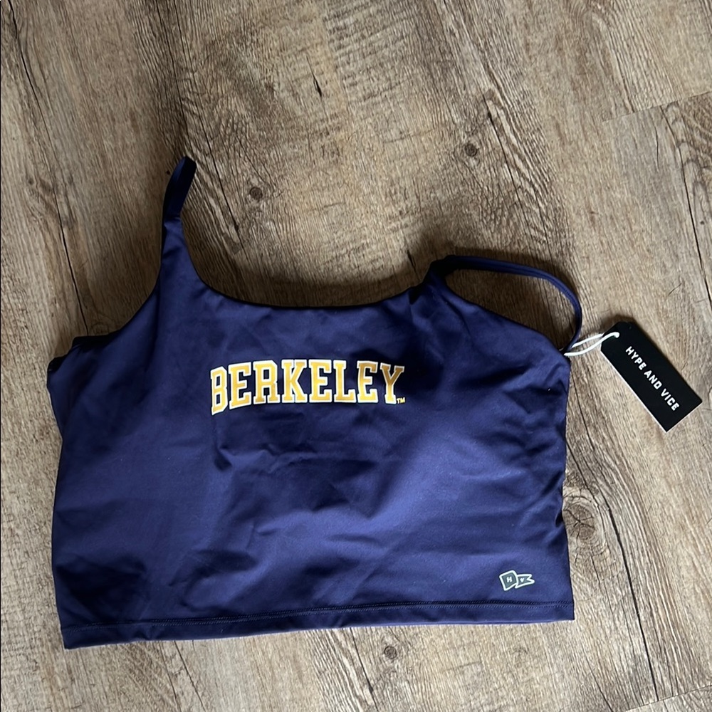 Berkeley Navy Blue Crop Top